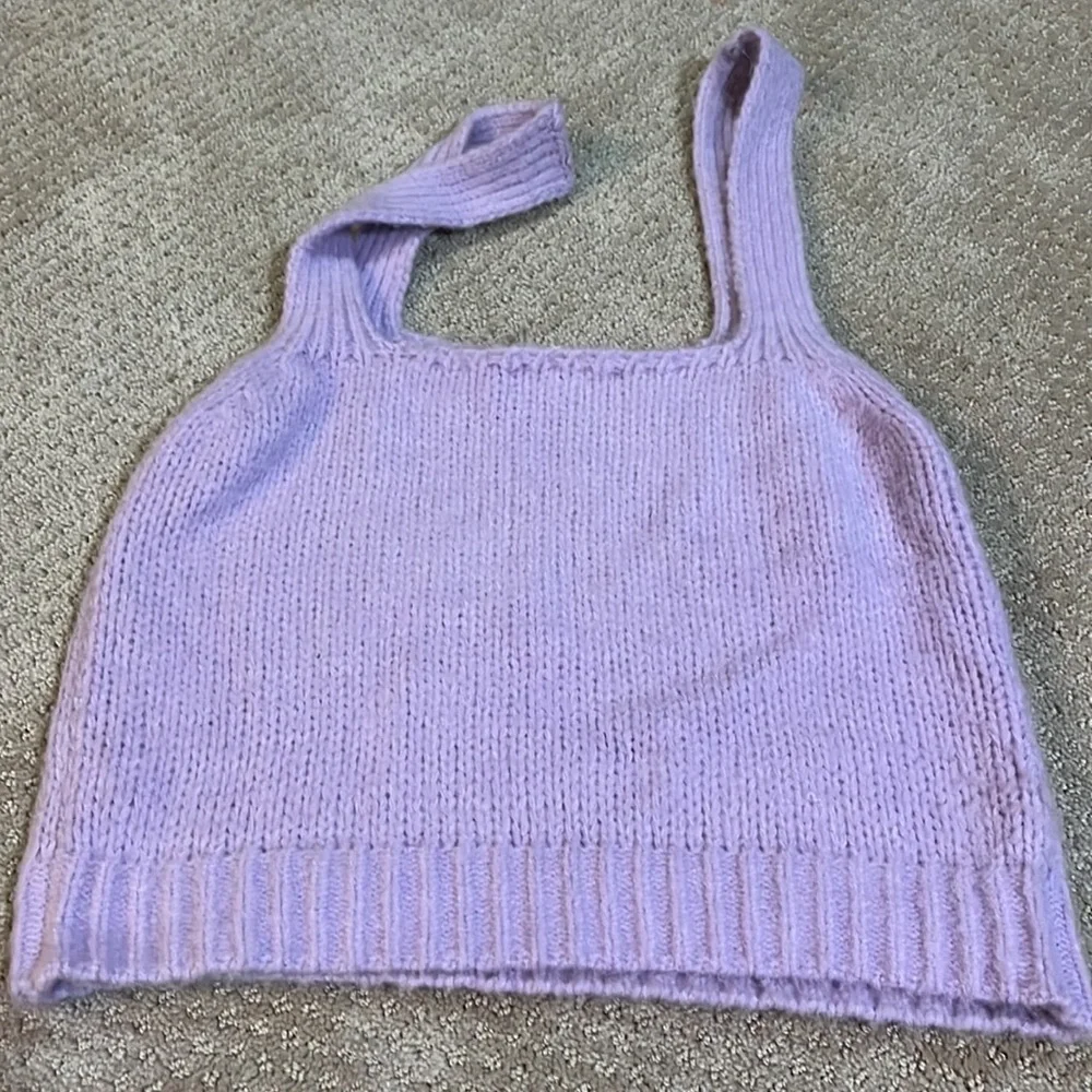 English Factory Women's Embroidered Knit Top lilac